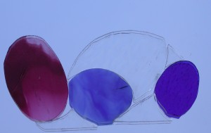 More Cut out stained glass from the bottom circle