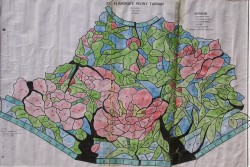 Colouring  copy of the pattern 