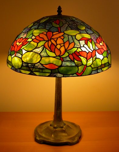 Water Lily Tiffany Lamp