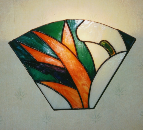 Wall lights to match the corner cupboard